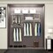 Custom Closet Organizer Kit Wall-Mounted Closet System With Hang Rod